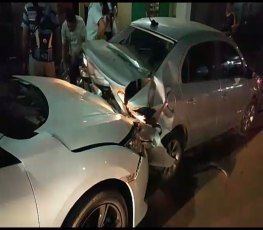 EMBRIAGADO - Motorista é preso ao provocar grave colisão na zona Sul